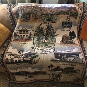 Coachella Valley Tapestry Blanket
